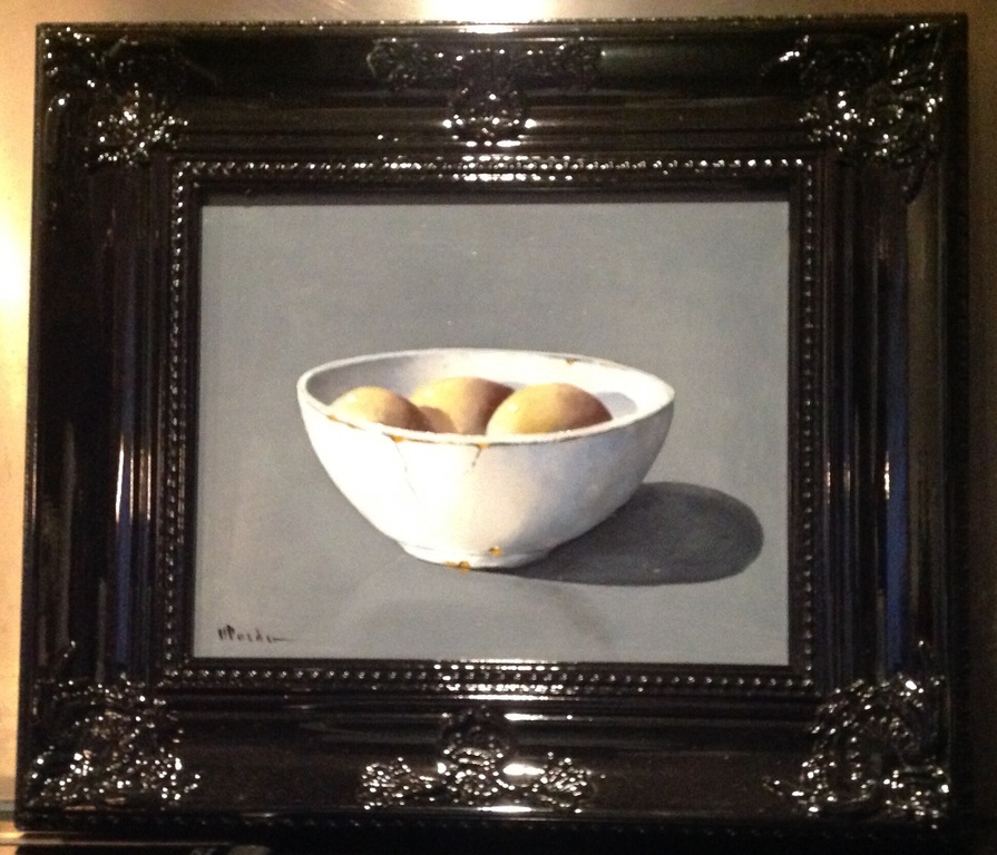 Henk Poeder, eierschaaltje, olieverf op paneel kopen? Bied vanaf 79!