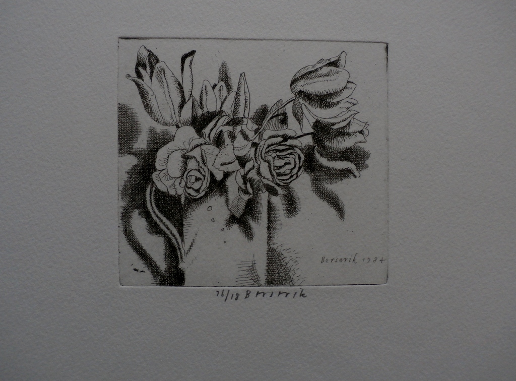 Herman Berserik, 4 handgesigneerde en genummerde etsen op 1 vel kopen? Bied vanaf 300!