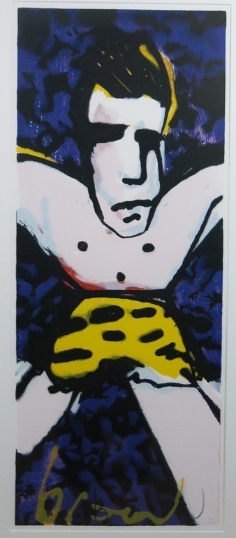 Herman Brood: Zeefdruk, Tarzan -Ingelijst kopen? Bied vanaf 399!