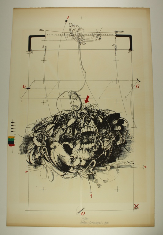 Vladimir Velickovic, litho, 1975 kopen? Bied vanaf 40!
