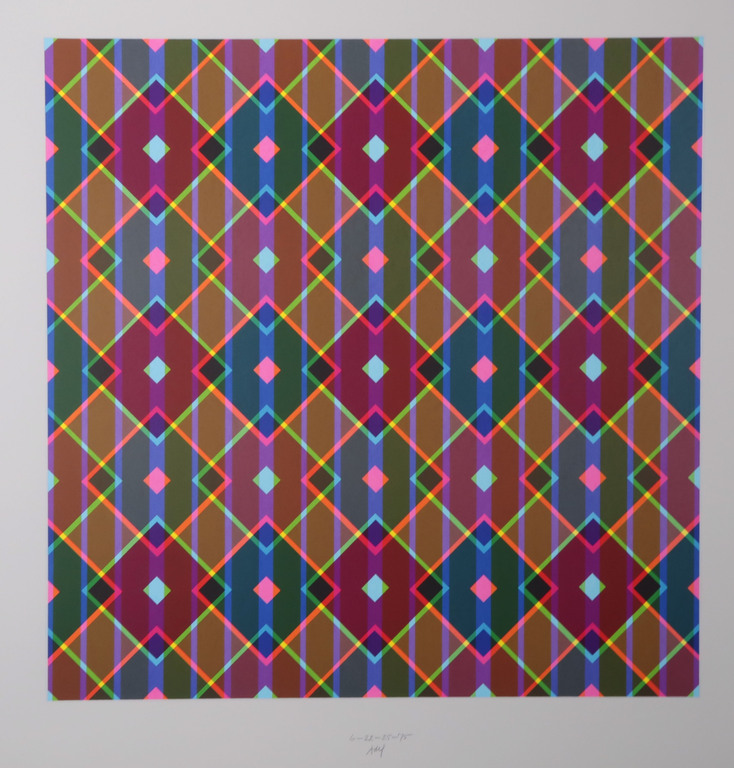 Rolf Adel: Album met 6 systematische beeldvariaties in zeefdruk kopen? Bied vanaf 100!