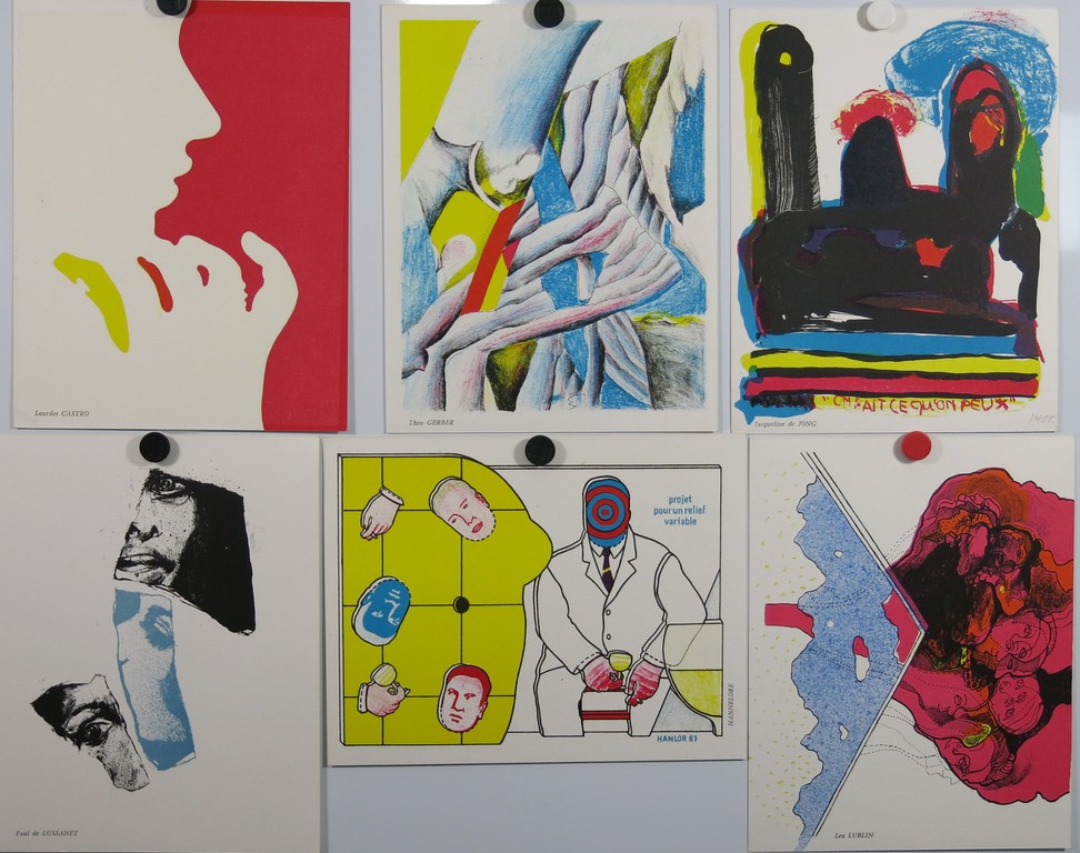 Lourdes Castro + 5 andere lithografische drukken kopen? Bied vanaf 1!