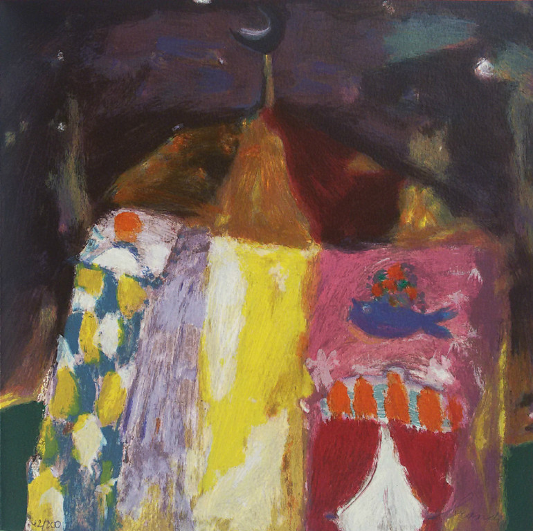 Eugene Brands - Het geschenk uit de hemel, gesigneerde litho met boek verkocht voor € 225!