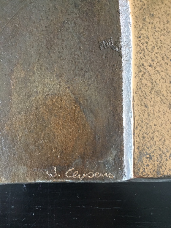 Willy Ceysens bronze sculpture  design brutaliste 1970’s tittle unknown  kopen? Bied vanaf 220!