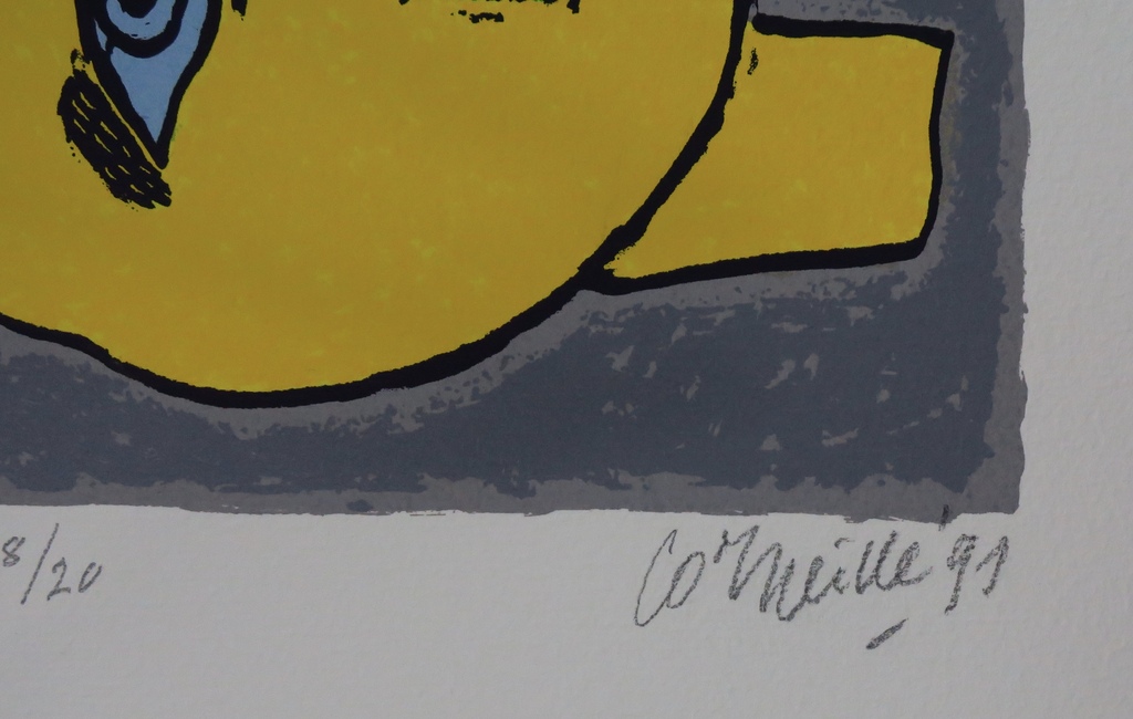 Corneille: Portfolio met 3 zeefdrukken in bijbehorende map, Triologie Tropicale kopen? Bied vanaf 200!