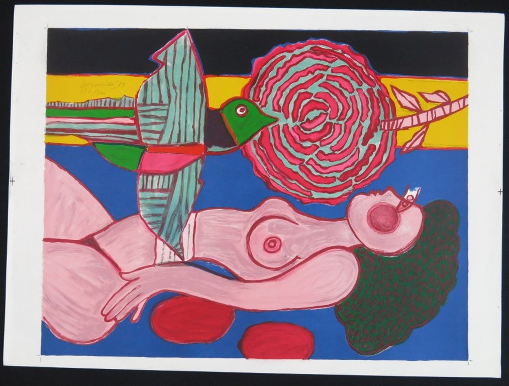 Corneille: Litho, Nu a la rose kopen? Bied vanaf 150!