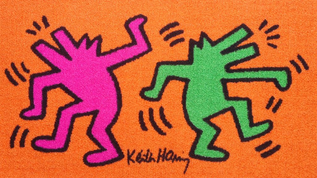 Keith Haring - Origineel Carpet kopen? Bied vanaf 39!