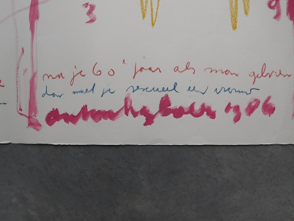 Anton Heyboer, "sexueel een vrouw worden", gouache en krijt, 1986 kopen? Bied vanaf 300!