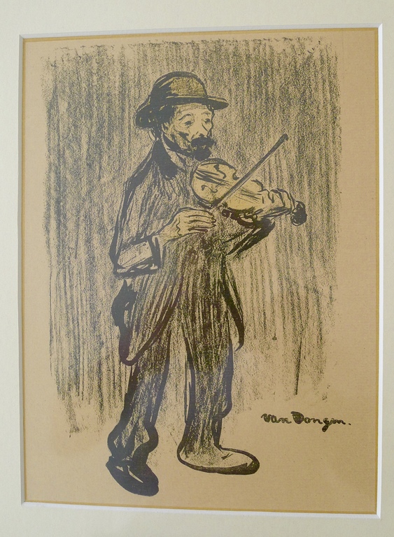 Kees van Dongen, fraai ingelijste Lithografie uit L'Assiette au Beurre, 1901 kopen? Bied vanaf 125!