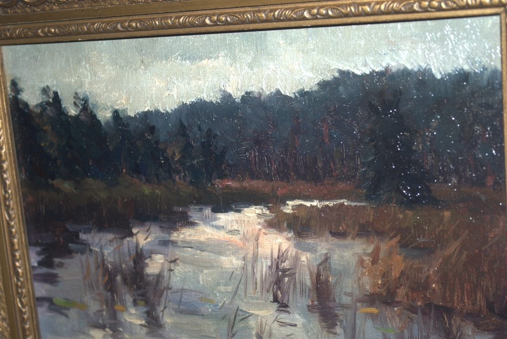 BOSVEN - OLIEVERF OP DOEK - PSEUDONIEM  Marc OTTEE kopen? Bied vanaf 65!