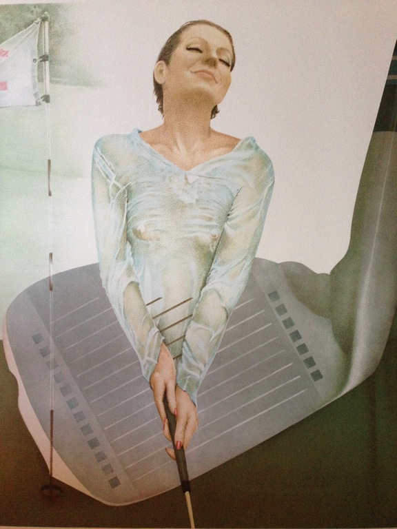 Pol Mara - Golf en de Dame - Mooie Litho op 250 ex verkocht voor € 124!