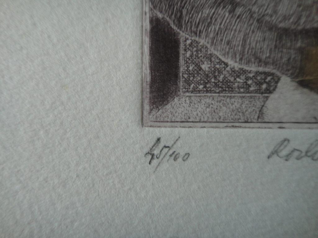 Eva Haskova, ets, Fantasievoorstelling I kopen? Bied vanaf 1!