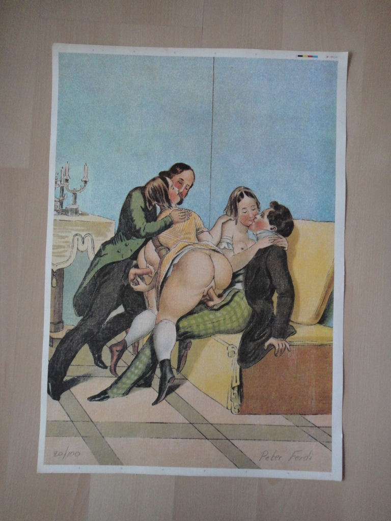 Peter Ferdi, litho, ondeugend samenspel kopen? Bied vanaf 1!