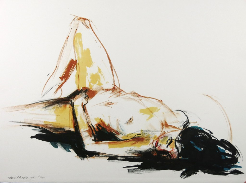 Bob ten Hoope: Litho, Naakte vrouw verkocht voor € 52!