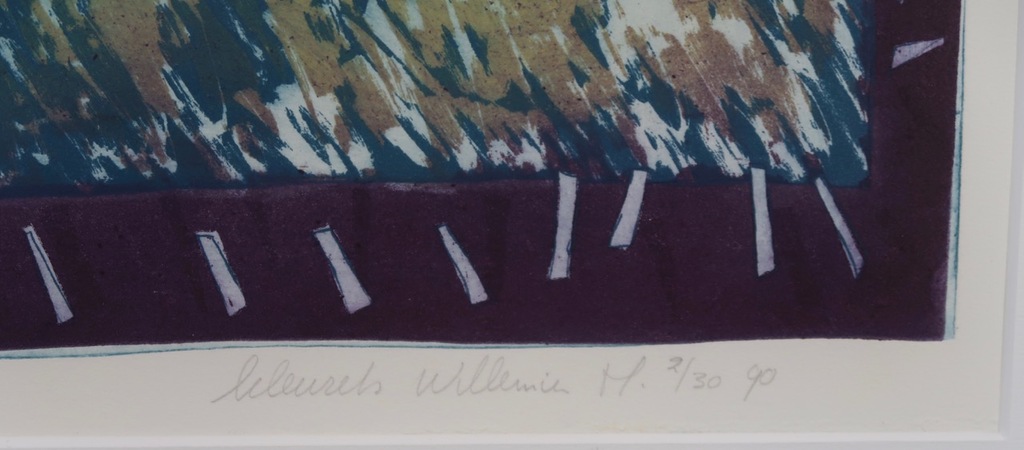 Willemien Holterman: Ets, Kip - Ingelijst kopen? Bied vanaf 1!