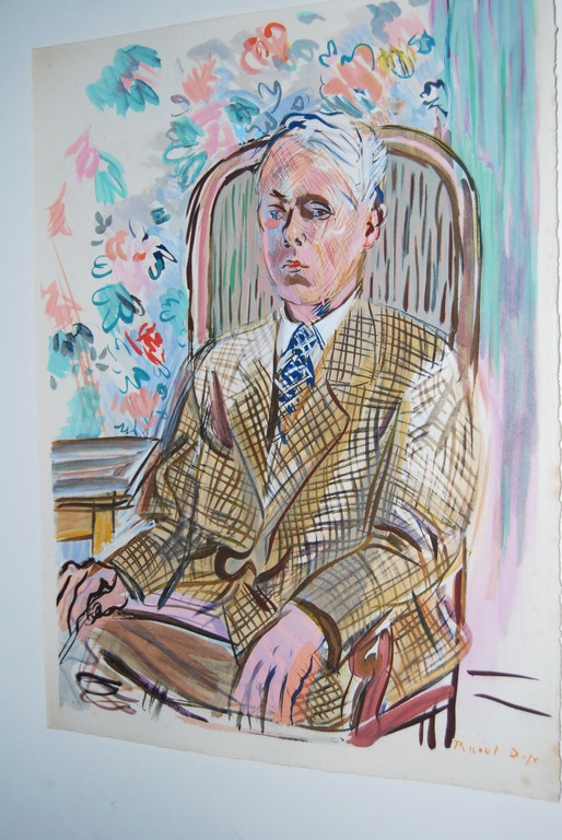 Raoul Dufy, litho, zelfportret, 1952, 1/305 verkocht voor € 60!