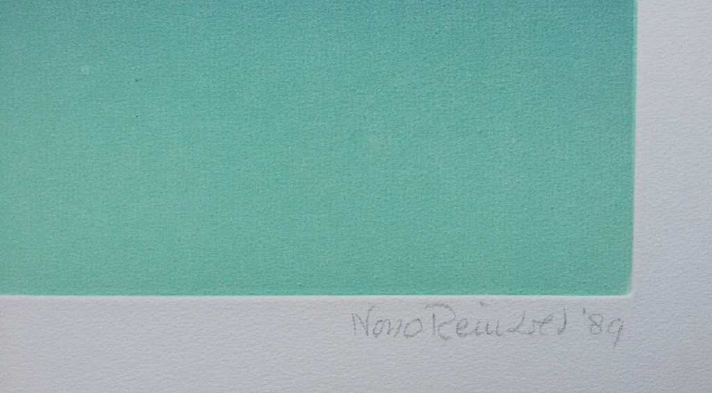 Nono Reinhold - Abstracte compositie, aquatint ets kopen? Bied vanaf 40!