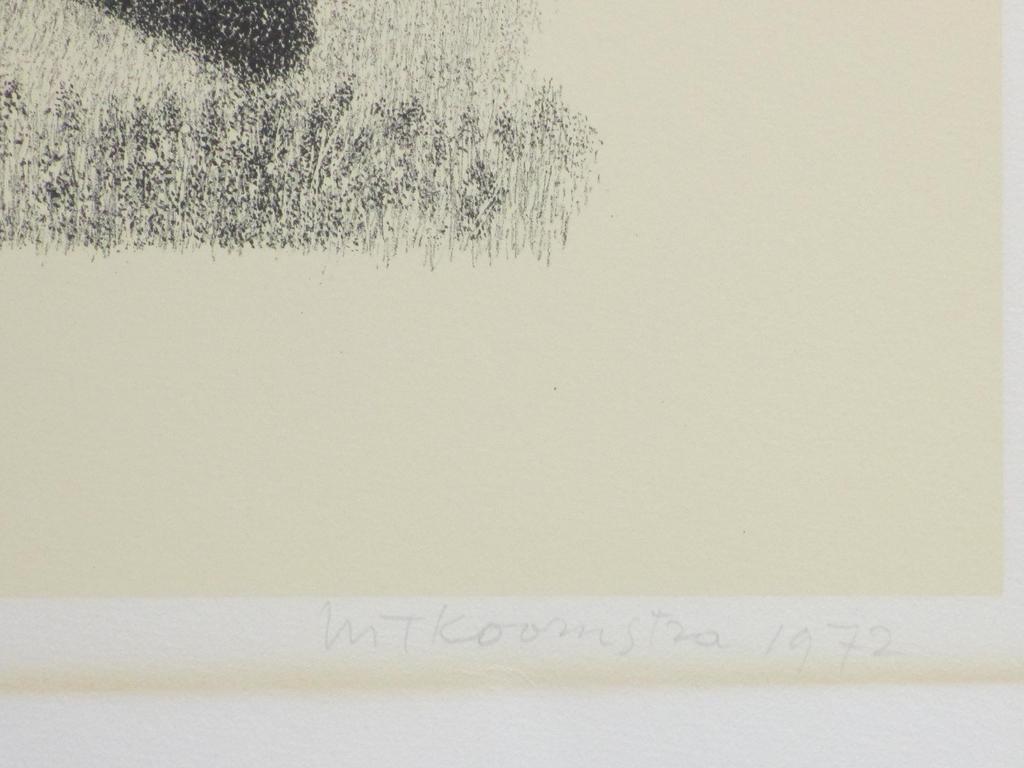 Metten Koornstra, Meisje bij verlaten huis, Litho 1972 kopen? Bied vanaf 65!