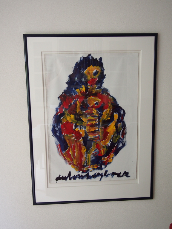 Anton Heyboer Madonna / Gezegende - olieverf op linnen - gesigneerd - 1989 kopen? Bied vanaf 1350!