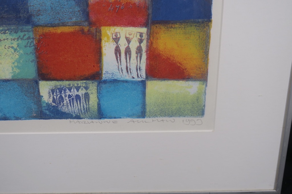 Marianne Aulman: Litho, Piazza Venezia III - Ingelijst kopen? Bied vanaf 1!