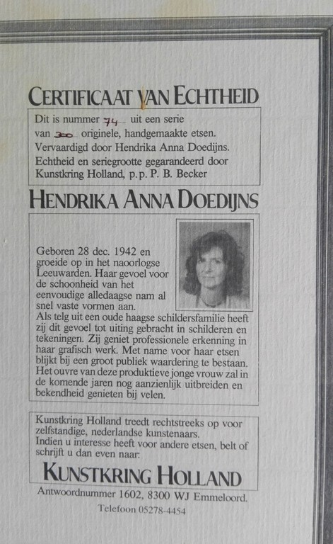 Anna Doedijns: Lijnets, Haarlemstraatje en St. Bavo kopen? Bied vanaf 1!