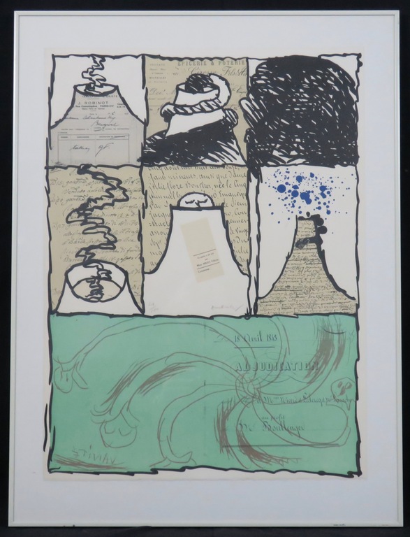 Pierre Alechinsky: Litho, Transport d'objects - Ingelijst verkocht voor € 951!