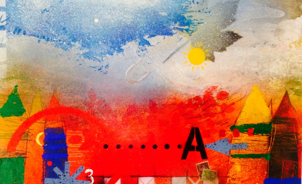 Theo koster, gemengde techniek, hallo zon. kopen? Bied vanaf 1!