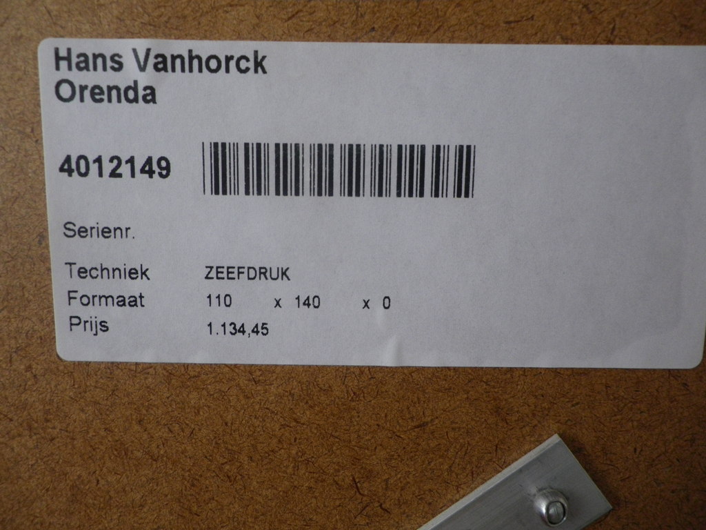 hans vanhorck kopen? Bied vanaf 250!
