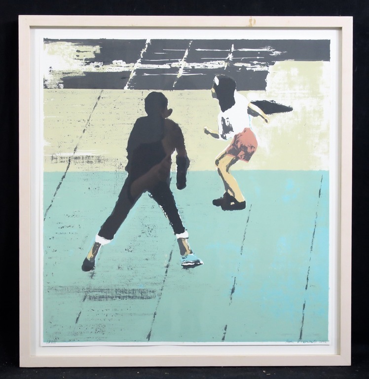 Koen Vermeule: Zeefdruk, Z.T. - Ingelijst verkocht voor € 75!