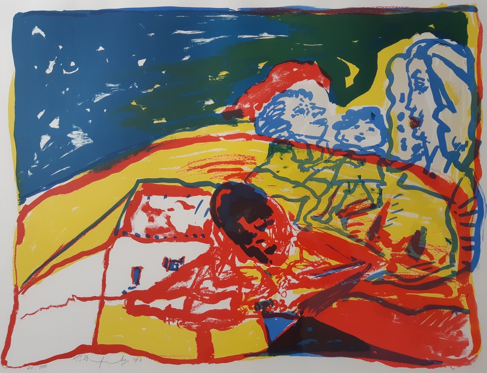 Pieter Defesche - Pieter Defesche - Het gezin - litho kopen? Bied vanaf 60!