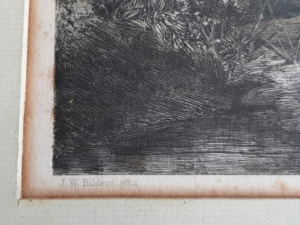 Johannes Warnardus Bilders - Gesigneerde gravure kopen? Bied vanaf 25!