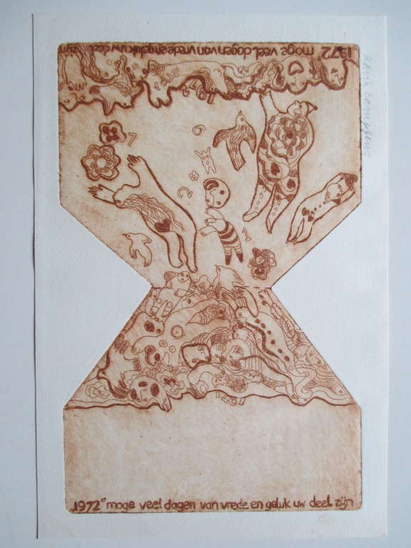 Karin Campfens, ets, zonder titel, 1972 kopen? Bied vanaf 20!