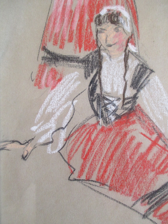 Erika Visser, ingelijste tekening kopen? Bied vanaf 25!