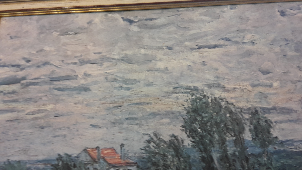 alfred sisley,zeer realistische kunstdruk,the brickfields. kopen? Bied vanaf 1!