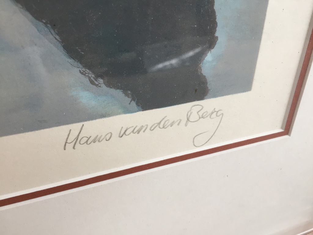 Hans van den Berg - Hans van den Berg | Zeefdruk 7 van 175 | Bordeaux | 70x100 cm kopen? Bied vanaf 50!