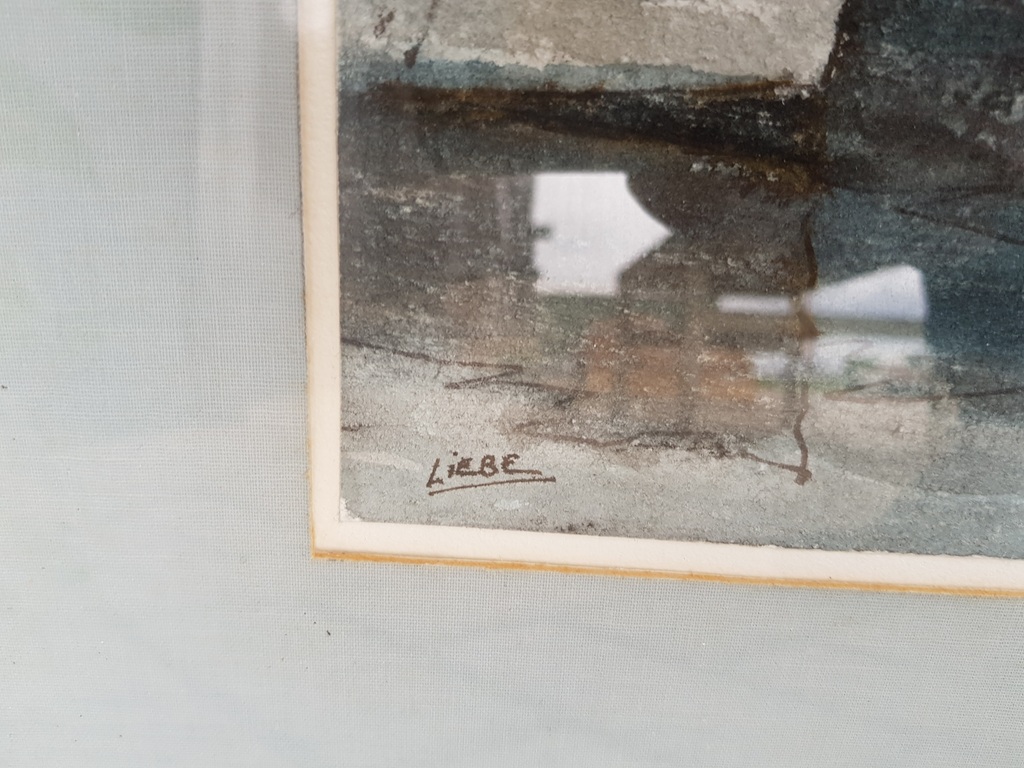 Hugo Liebe, Aquarel kopen? Bied vanaf 1!
