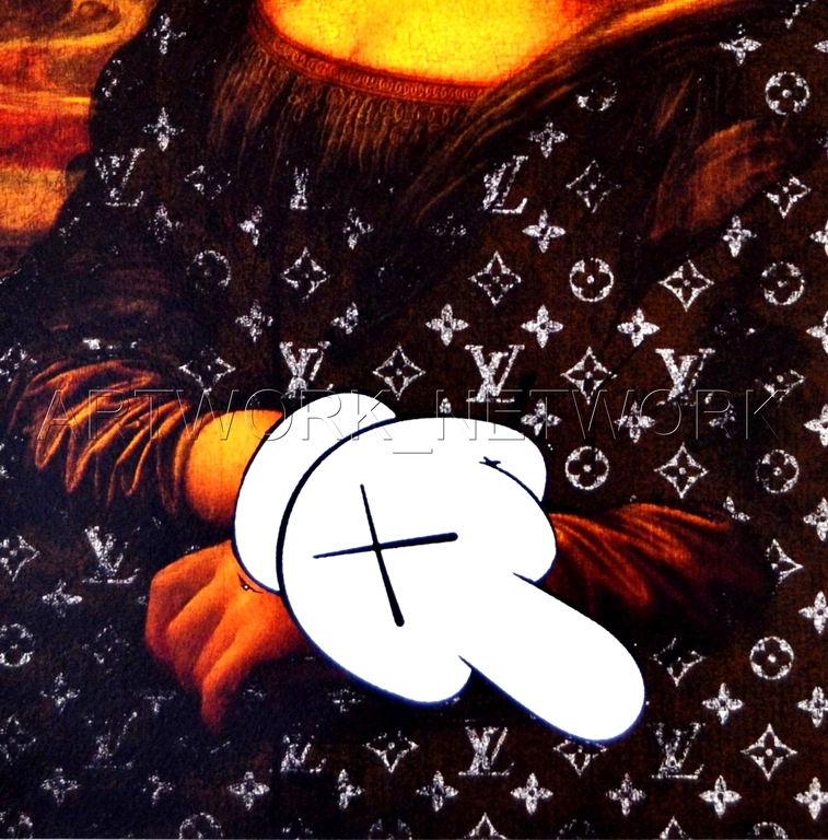 LIMITED EDITION Large Print Painting "Mona Finger" Signed Numbered 7/10 with COA kopen? Bied vanaf 99!