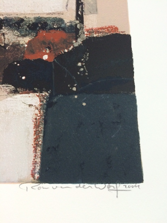 Ron van der Werf, zeefdruk op papier, Titel:  kopen? Bied vanaf 50!