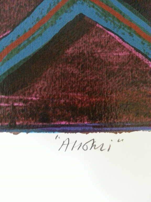 Eric Toebosch, zeefdruk , titel: " Angeli " kopen? Bied vanaf 30!