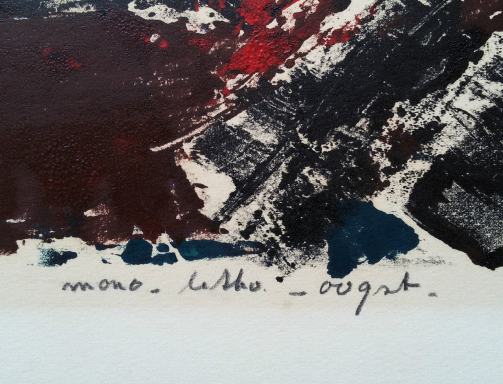 Wim Motz - Oogst, litho/monotype (1959) kopen? Bied vanaf 95!
