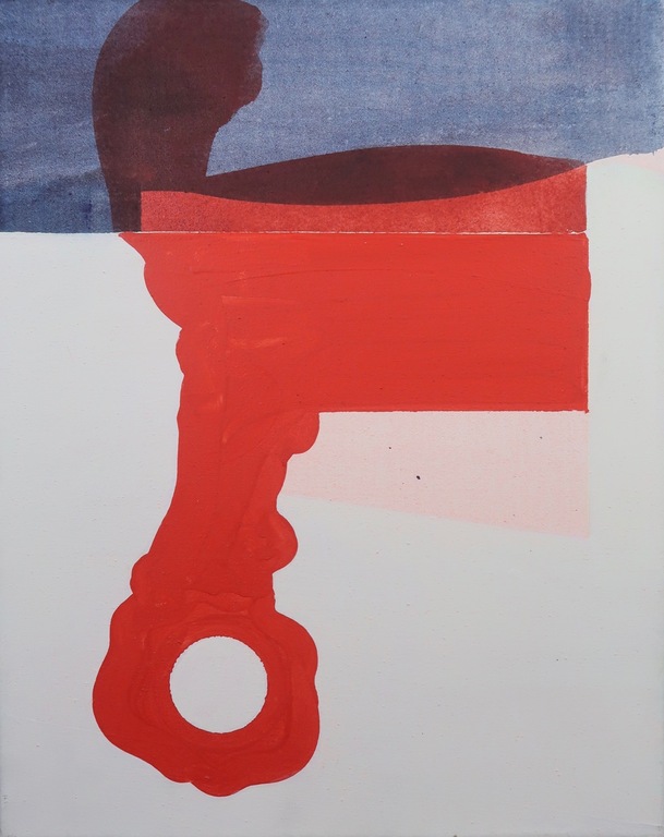 Gabrielle van de Laak: Acryl op doek, Z.T. verkocht voor € 150!