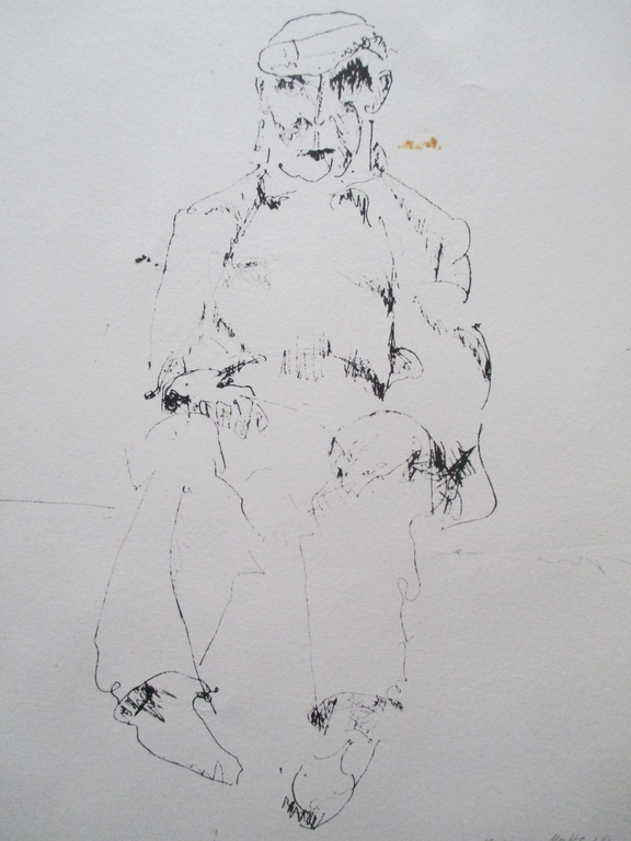 Jacques (Jacob) Jutte, litho,  kopen? Bied vanaf 1!