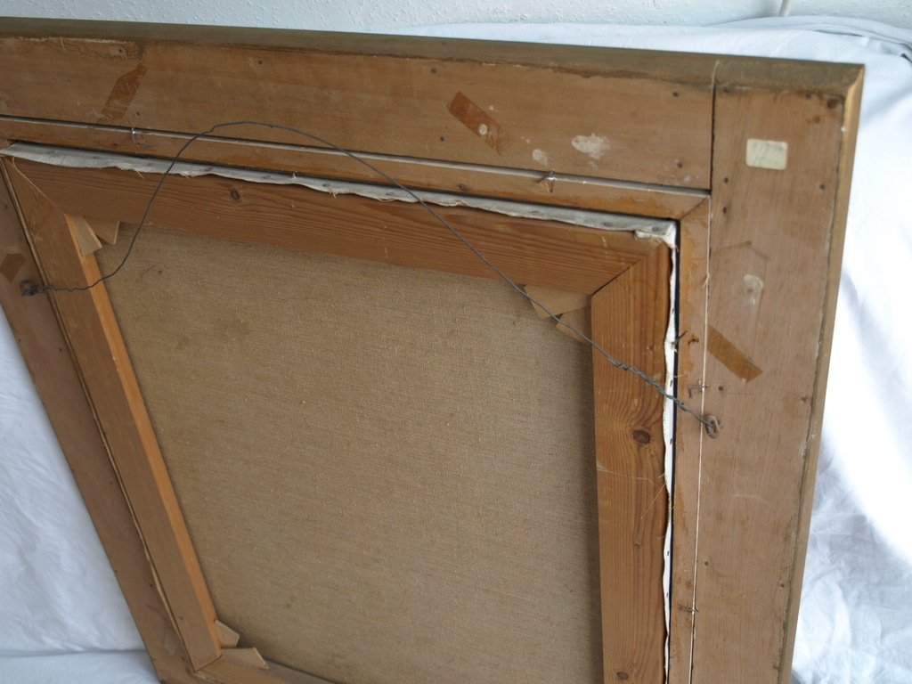 Onduidelijke signatuur : Olieverf op doek – Bloesem – ingelijst – ca 1925  kopen? Bied vanaf 75!