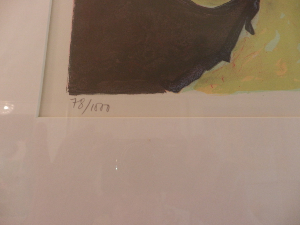 MOGENS BALLE  Litho    DROMENLAND   Handgesigneerd  INGELIJST!! kopen? Bied vanaf 125!