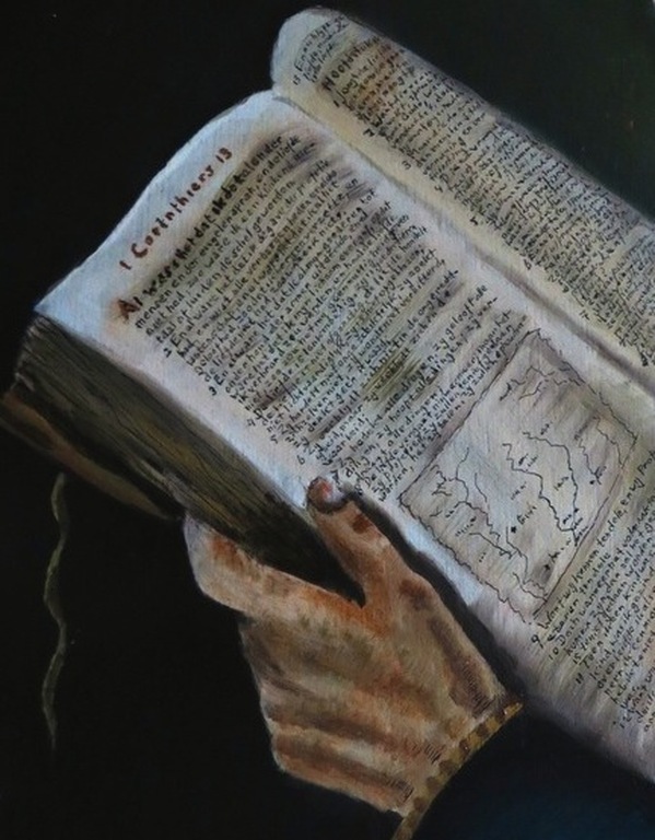 Portret van een lezende vrouw - olieverf op paneel-gesigneerd - In fraaie lijst! kopen? Bied vanaf 1!