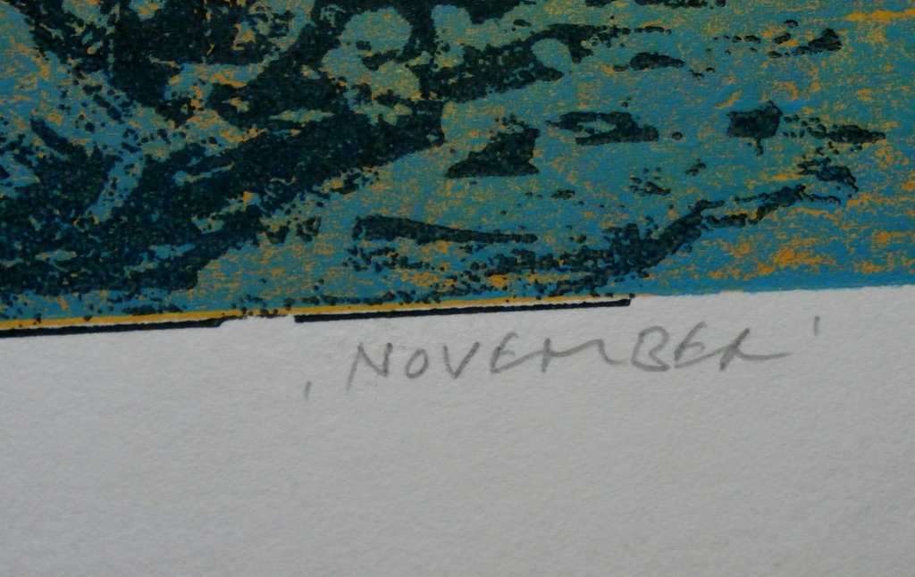 Elmar Gille - ets: november - 1995 kopen? Bied vanaf 69!