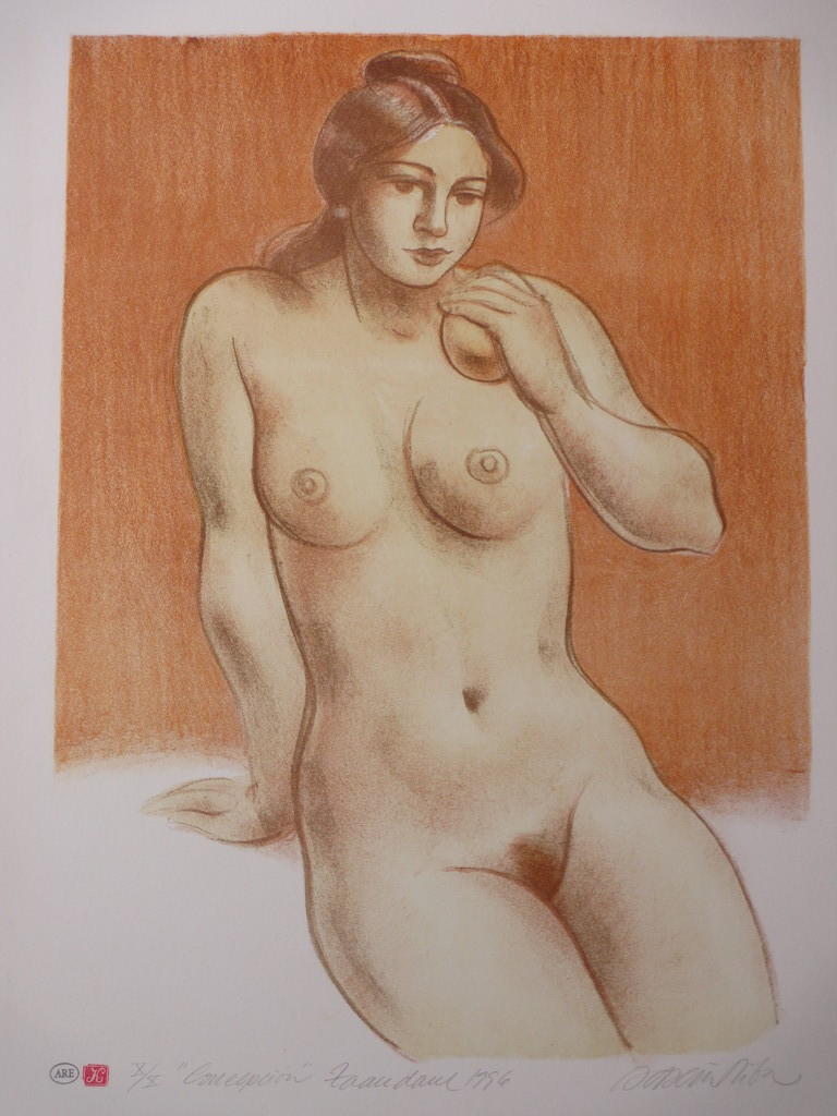 Enric Adsera Riba, Concepción, Kleurenlitho verkocht voor € 45!