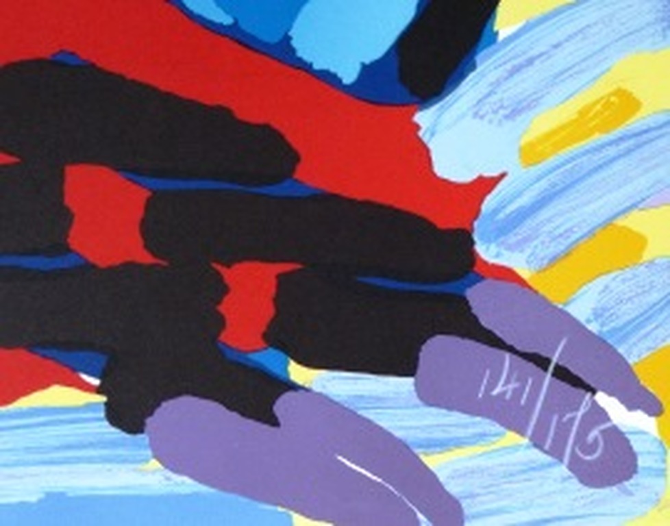 Karel Appel, litho: See me running again, 1978, handgesigneerd en genummerd kopen? Bied vanaf 475!