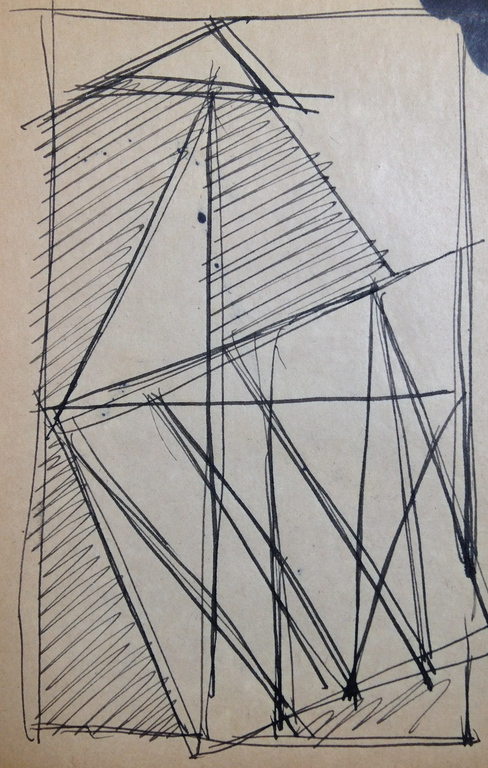 Siep van den Berg, Originele inkttekening uit 1956,  kopen? Bied vanaf 45!