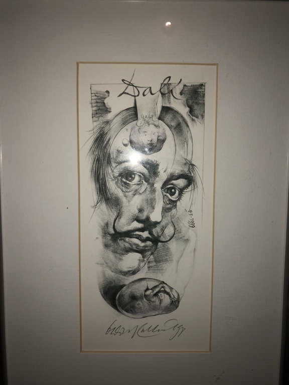 Oldrich Kulhanek, Litho, Salvator Dali (1999) verkocht voor € 75!